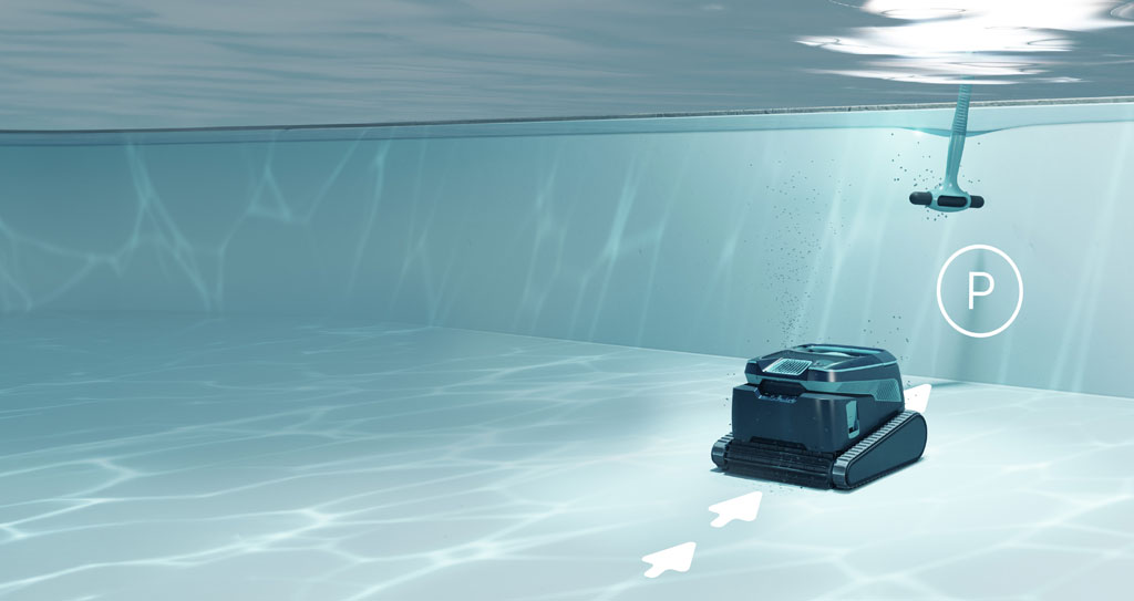 Pool Reinigung mit Poolroboter